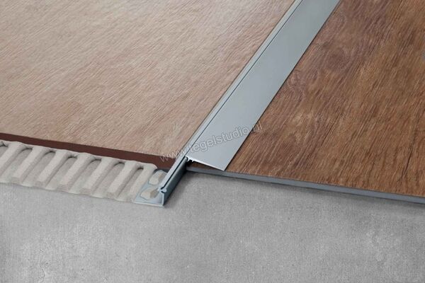 Schlüter Systems RENO-AEV AEVT200B40/100 Overgangsprofiel Sterkte: 20 mm Breedte: 40 mm Lengte: 1,00 m AEVT200B40/100 | 320719