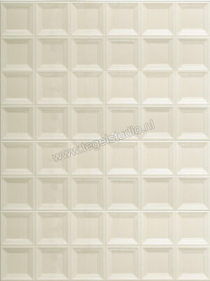  Marazzi Bliss Cream 30x90 cm Special 3D Square Glanzend Gestructureerd Lux MP5X | 323155