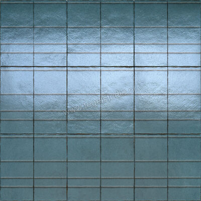  Marazzi Terramater Laguna 18.6x37.5 cm Wandtegel Struttura 3D Ritmo Glanzend Gestructureerd Lux MPME | 323353