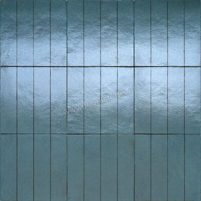 Marazzi Terramater Laguna 9.1x37.5 cm Vloertegel / Wandtegel Glanzend Gestructureerd Lux MPLN | 323413