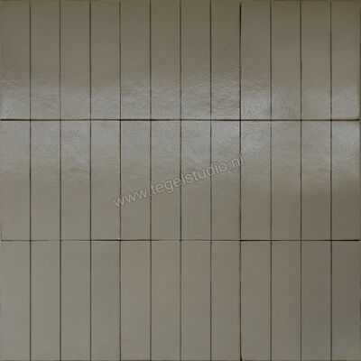  Marazzi Terramater Muschio 9.1x37.5 cm Vloertegel / Wandtegel Glanzend Gestructureerd Lux MPLK | 323434