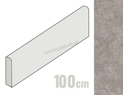  Marazzi Room Antracite 7x100 cm Plint Mat Vlak Naturale MP7J | 323827