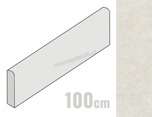  Marazzi Room Bianco 7x100 cm Plint Mat Vlak Naturale MP7K | 323830
