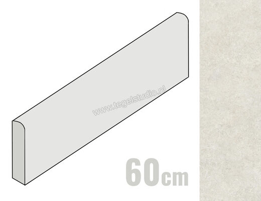  Marazzi Room Bianco 7x60 cm Plint Mat Vlak Naturale MP7R | 323833