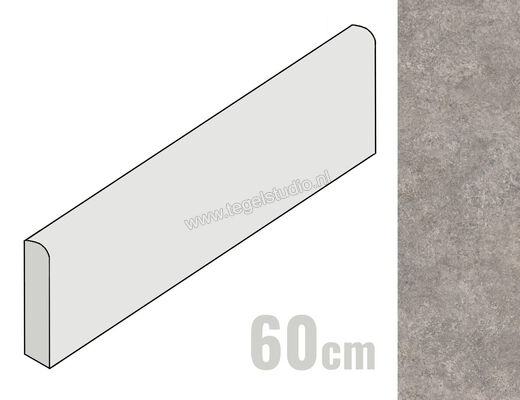  Marazzi Room Antracite 7x60 cm Plint Mat Vlak Naturale MP7S | 323836