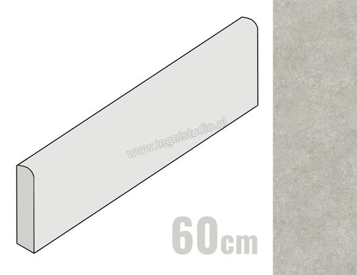  Marazzi Room Grigio 7x60 cm Plint Mat Vlak Naturale MP7U | 323842