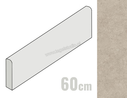  Marazzi Room Taupe 7x60 cm Plint Mat Vlak Naturale MP7V | 323845