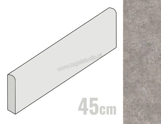  Marazzi Room Antracite 8x45 cm Plint Mat Vlak Naturale MP9Y | 323899