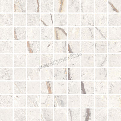  Marazzi Mystone Silver Root White 30x30 cm Mozaiek Mat Vlak Naturale MPNK | 324079