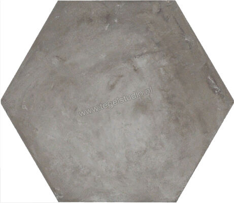  Marca Corona Terra Antracite Esagona 21.6x25 cm Vloertegel / Wandtegel Mat Vlak 0093 | 32546