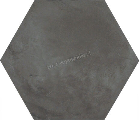  Marca Corona Terra Nero Esagona 21.6x25 cm Vloertegel / Wandtegel Mat Vlak 0094 | 32556