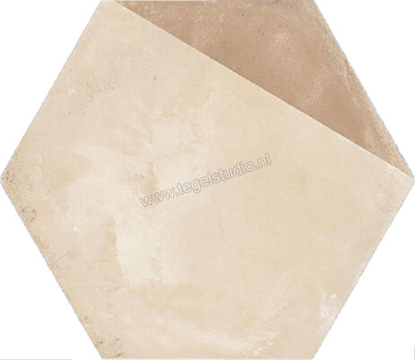  Marca Corona Terra Porzione Esagona Vers. C 21.6x25 cm Decor Mat Vlak 0395 | 32564