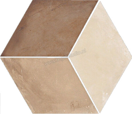  Marca Corona Terra Rombo Esagona Vers. C 21.6x25 cm Decor Mat Vlak 0397 | 32566