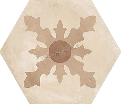  Marca Corona Terra Cardinale Esagona Vers. C 21.6x25 cm Decor Mat Vlak 0407 | 32576