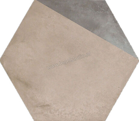  Marca Corona Terra Porzione Esagona Vers. F 21.6x25 cm Decor Mat Vlak 0396 | 32586