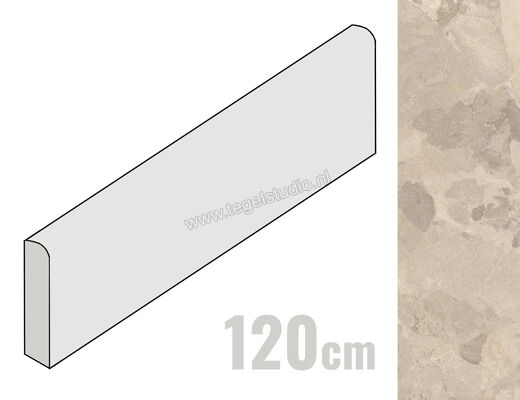  Imola Ceramica Crew Bitter Dove Grey TO 6x120 cm Plint Mat Vlak Natural CR BIT BT120TO | 325894