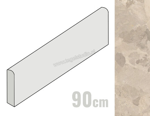  Imola Ceramica Crew Bitter Dove Grey TO 6x90 cm Plint Mat Vlak Natural CR BIT BT90TO | 325912