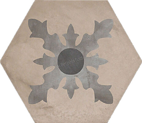  Marca Corona Terra Cardinale Esagona Vers. F 21.6x25 cm Decor Mat Vlak 0408 | 32600