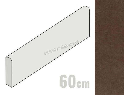  Imola Ceramica Oxyd Brown T 6x60 cm Special Mat Vlak Natural OXYD BT60T | 326611