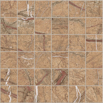  Imola Ceramica The Rock Gold 30x30 cm Mozaiek Mat Vlak Natural MK.FOGOLD6 30 | 326998