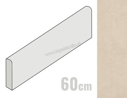  Imola Ceramica Replay Bone BN 6x60 cm Plint Mat Vlak Natural REPLAY BT60BN | 327523