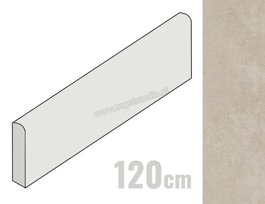  Imola Ceramica Replay Grey G 6x120 cm Plint Mat Vlak Natural REPLAY BT120G | 327535