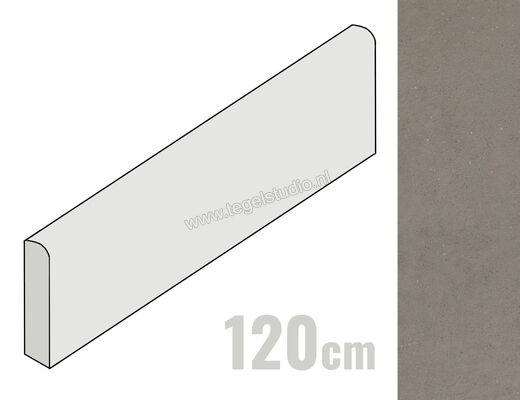  Imola Ceramica Replay Dark Grey DG 6x120 cm Plint Mat Vlak Natural REPLAY BT120DG | 327538