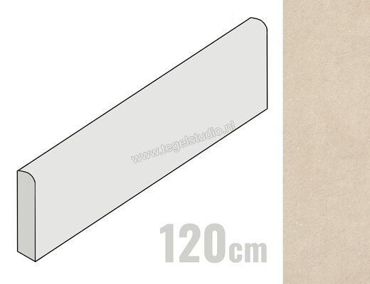  Imola Ceramica Replay Bone BN 6x120 cm Plint Mat Vlak Natural REPLAY BT120BN | 327541