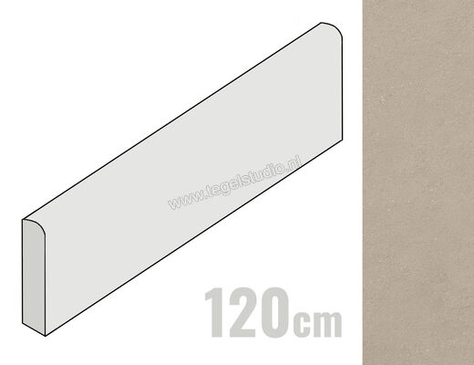  Imola Ceramica Replay Biscuit BC 6x120 cm Plint Mat Vlak Natural REPLAY BT120BC | 327544
