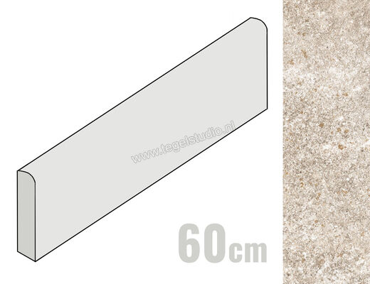  Imola Ceramica Brixstone Beige B 6x60 cm Plint Mat Gestructureerd Natural BRXT BT60B | 329299