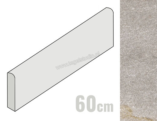  Imola Ceramica Brixstone Grau G 6x60 cm Plint Mat Gestructureerd Natural BRXT BT60G | 329302