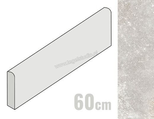  Imola Ceramica Brixstone Eis GH 6x60 cm Plint Mat Gestructureerd Natural BRXT BT60GH | 329305