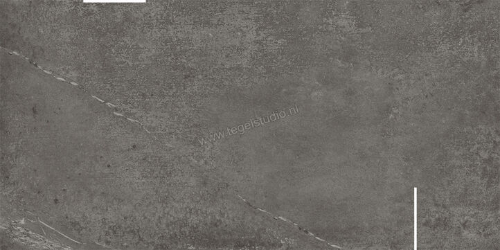  Imola Ceramica Stoncrete Dark Grey DG 60x120 cm Vloertegel / Wandtegel Decor Mat Gestructureerd Naturale STCR DK12DG | 330246