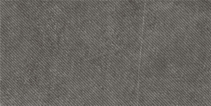  Imola Ceramica Stoncrete Dark Grey DG 60x120 cm Vloertegel / Wandtegel Mat Gestructureerd Naturale STCR1 12DG RM | 330306