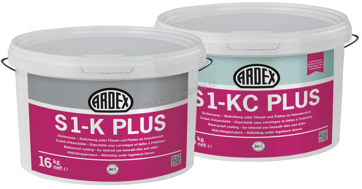  Ardex S1-K PLUS I Afdichtingsproduct 16 kg emmer 40359 | 330915