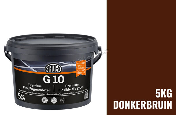 Ardex G10 I Flex-Voegmortel Premium 5 Kg Emmer Donkerbruin 32530 | 330960