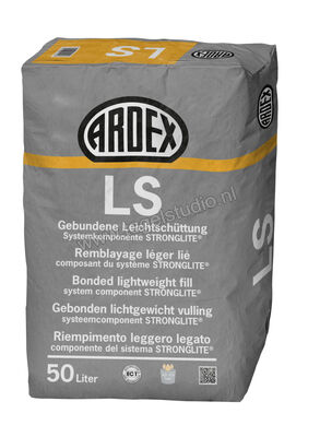  Ardex LS II Gebonden lichtgewicht opvulvloer 16 kg papieren zak = 50 liter 40677 | 331143