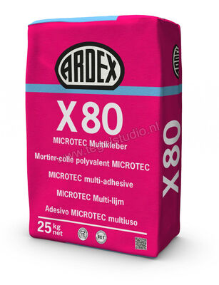  Ardex X 80 W II MICROTEC multilijm, wit 15 kg papieren zak 46118 | 331161