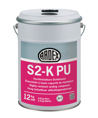  Ardex S 2-K PU II Zeer belastbaar afdichtingsproduct Emmer van 6 kg met dekseleenheid 32434 | 331182