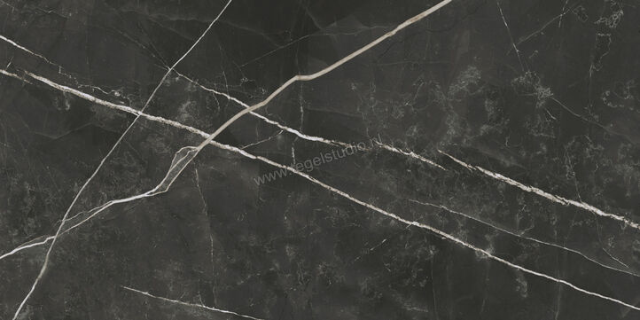  Atlas Concorde Marvel Gala Calacatta Black 60x120 cm Vloertegel / Wandtegel Glanzend Vlak Lappato AFXT | 331395
