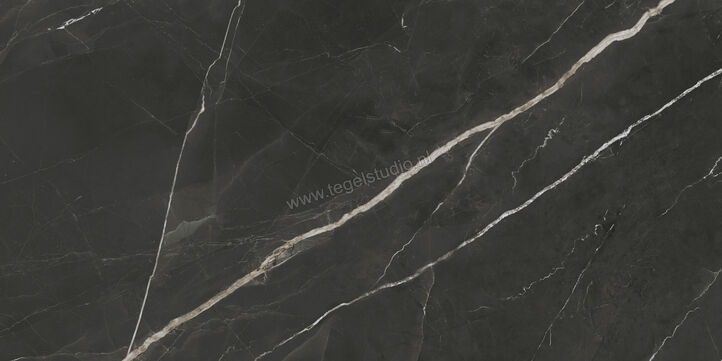  Atlas Concorde Marvel Gala Calacatta Black 60x120 cm Vloertegel / Wandtegel Glanzend Vlak Lappato AFXT | 331401