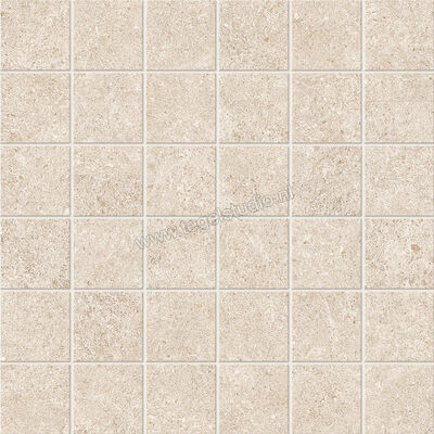  Atlas Concorde Boost Stone Ivory 30x30 cm Mozaiek 4,8x4,8 Mat Vlak Naturale A7DE | 333867