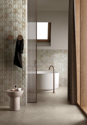  Ragno Gleeze Beige 10x10 cm Decor Glanzend Gestructureerd Naturale R8GL | 334149