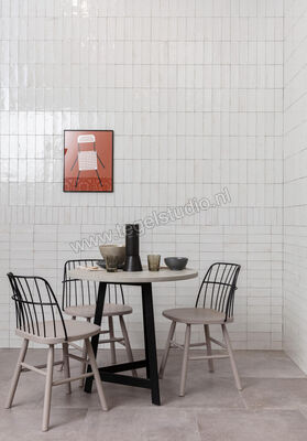  Ragno Gleeze Bianco 7.5x20 cm Decor Glanzend Gestructureerd Naturale R8GY | 334161
