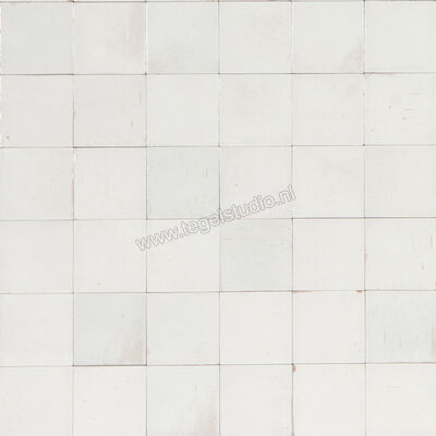  Ragno Gleeze Bianco 10x10 cm Decor Glanzend Gestructureerd Naturale R8GK | 334224