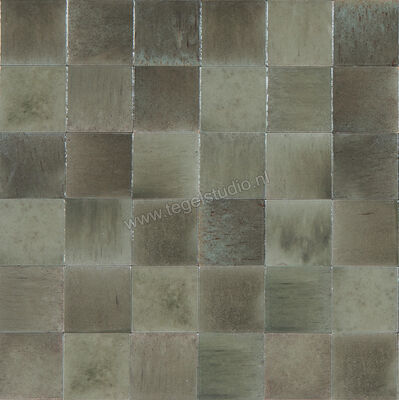  Ragno Gleeze Grigio 10x10 cm Decor Glanzend Gestructureerd Naturale R8GP | 334248