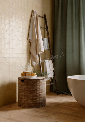  Ragno Melange Beige 10x10 cm Decor Glanzend Gestructureerd Naturale R8G0 | 334776