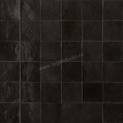  Ragno Melange Nero 10x10 cm Decor Glanzend Gestructureerd Naturale R8GF | 334806