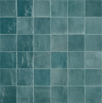  Ragno Melange Acquamarina 10x10 cm Decor Glanzend Gestructureerd Naturale R8GD | 334833