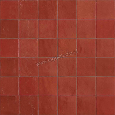  Ragno Melange Bordeaux 10x10 cm Decor Glanzend Gestructureerd Naturale R8G2 | 334872